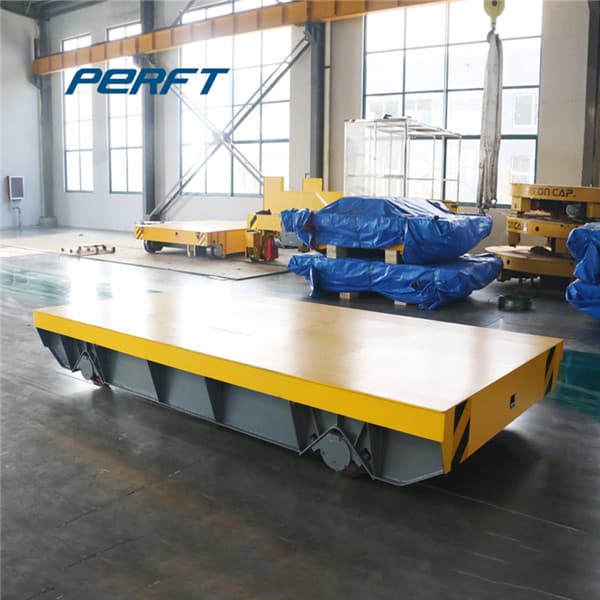 electric flat cart with v-deck 30t